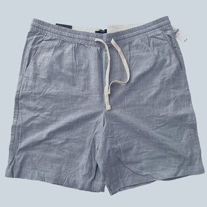 Mens Banana Republic Deck Shorts Size XL Chambray/Light Blue